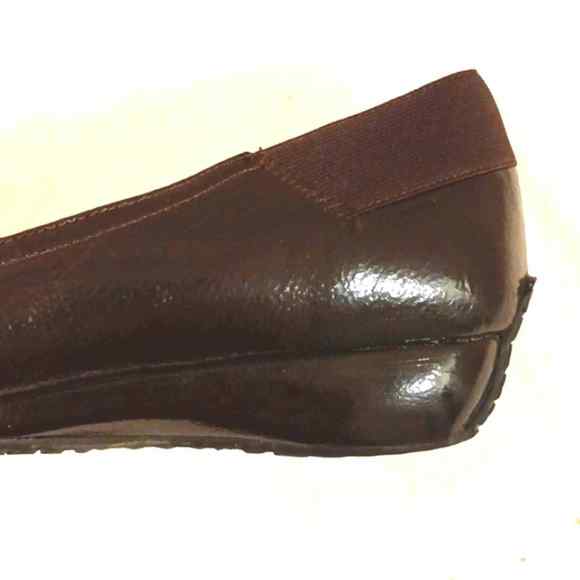 Kenneth Cole Gentle Souls Comfort Shoes Sz 8.5 Brown Patent Leather Office Glam - Picture 4 of 12